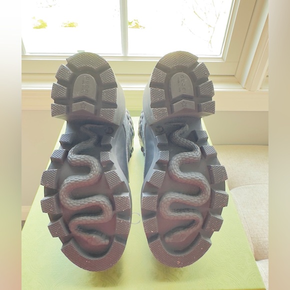 Gucci Apollo GG Supreme Samoa quilted combat boots - Picture 7 of 11